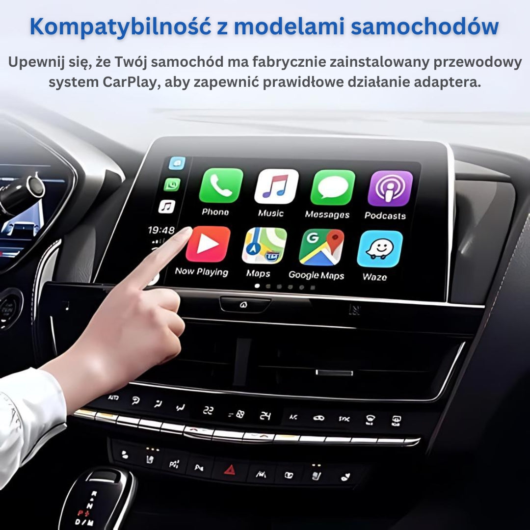 EasyPlay | CarPlay i Android Auto bezprzewodowo | USB-A i USB-C