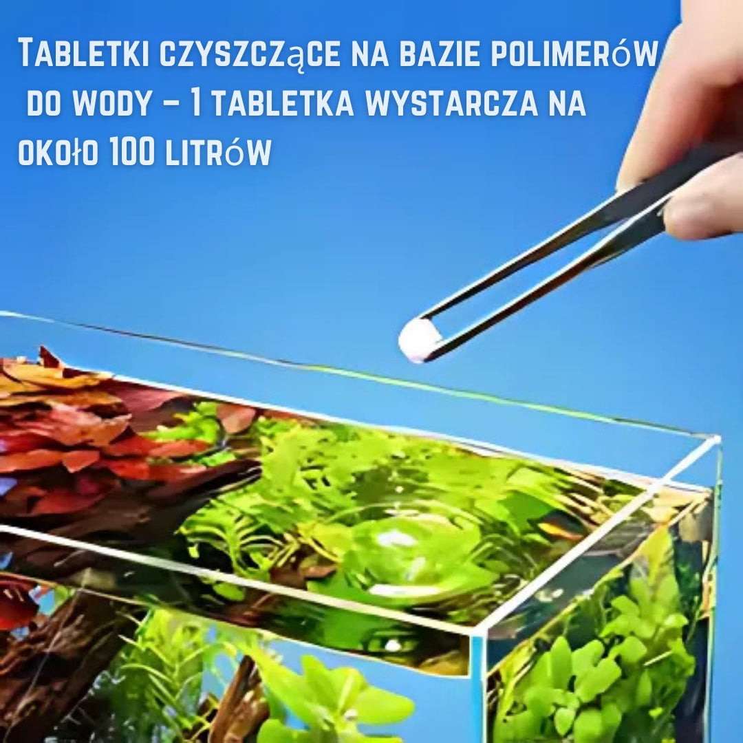 AquaPure+ | Skuteczne tabletki do oczyszczania wody w akwarium